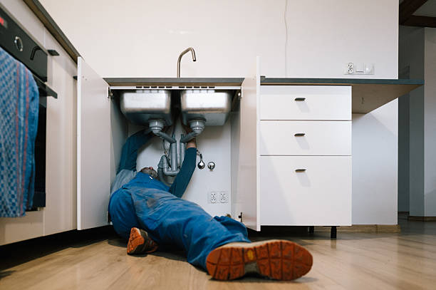 Professional Drain Cleaning technician working in Englishtown, NJ